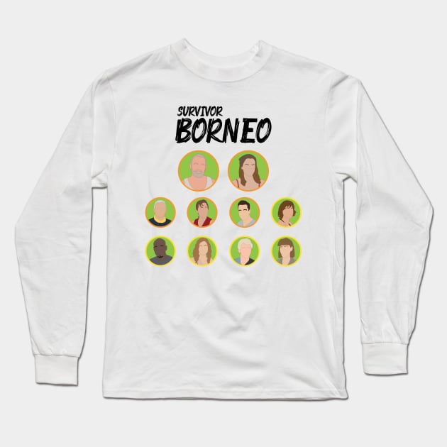 Survivor Borneo: Rattana Long Sleeve T-Shirt by katietedesco